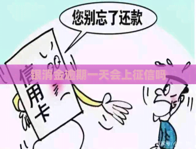 银消金逾期一天会上吗