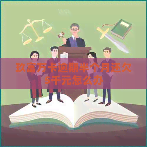 玖富万卡逾期半个月还欠5千元怎么办