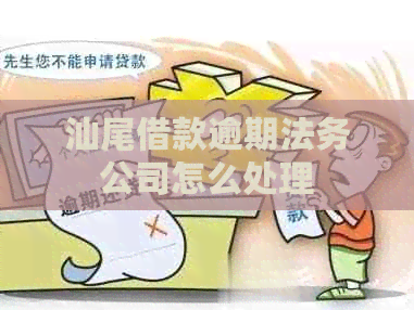 汕尾借款逾期法务公司怎么处理