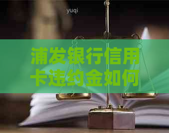 浦发银行信用卡违约金如何申请减免