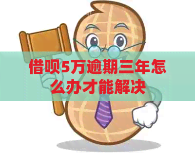 网贷5万逾期三年怎么办才能解决