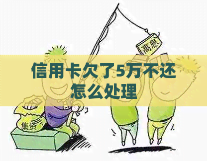 信用卡欠了5万不还怎么处理