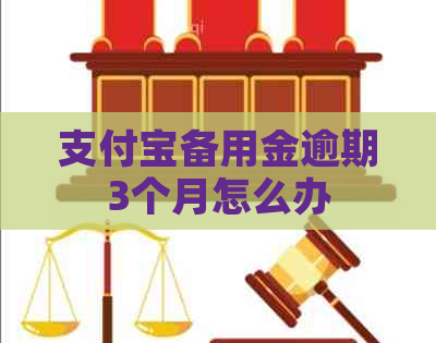 支付宝备用金逾期3个月怎么办