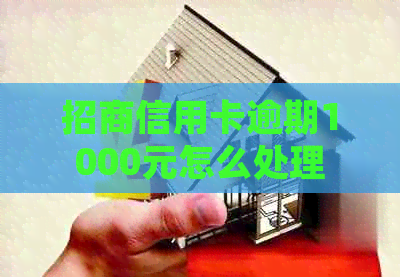 招商信用卡逾期1000元怎么处理