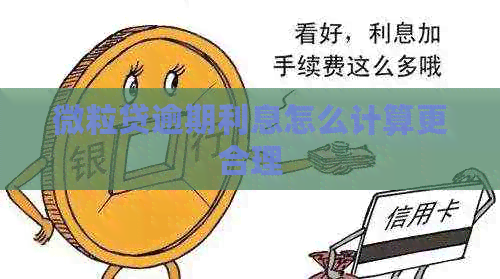 微粒贷逾期利息怎么计算更合理