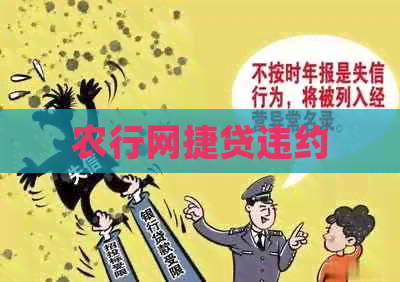 农行网捷贷违约