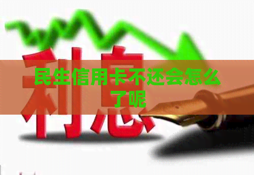 民生信用卡不还会怎么了呢