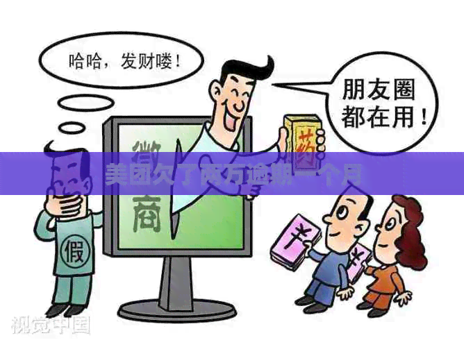 美团欠了两万逾期一个月