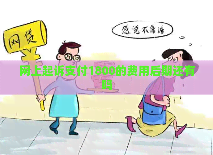 网上起诉支付1800的费用后期还有吗