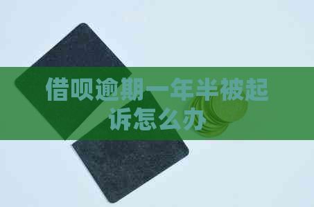 网贷逾期一年半被起诉怎么办