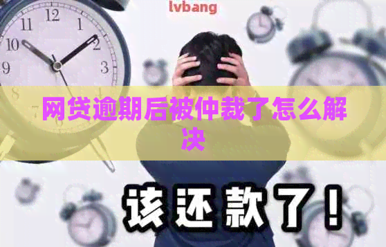 网贷逾期后被仲裁了怎么解决