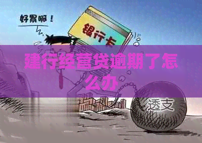 建行经营贷逾期了怎么办