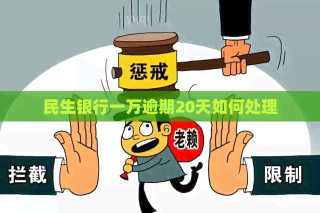 民生银行一万逾期20天如何处理