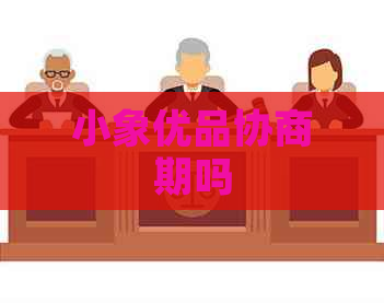 小象优品协商期吗