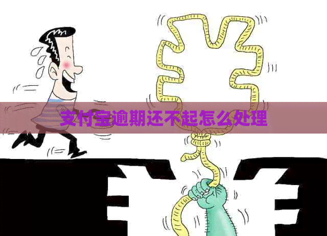 支付宝逾期还不起怎么处理
