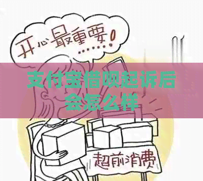 支付宝网贷起诉后会怎么样