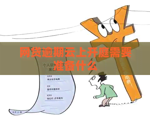 网贷逾期云上开庭需要准备什么