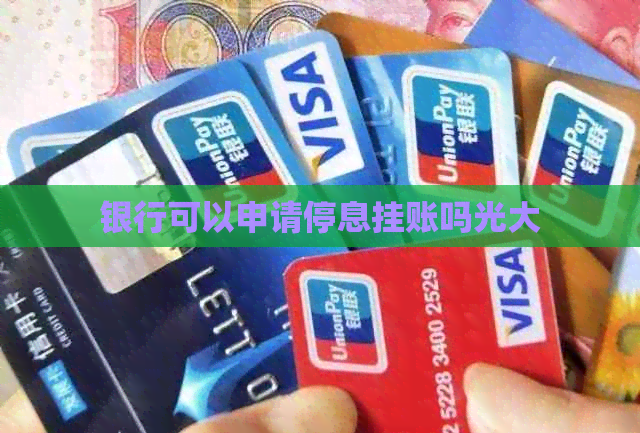 银行可以申请停息挂账吗光大