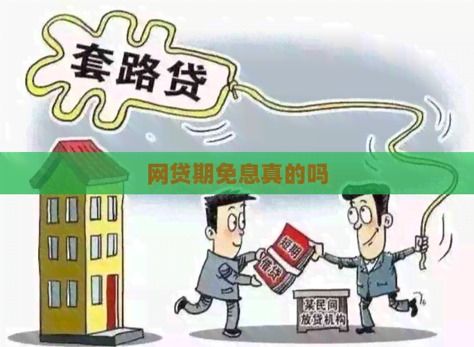 网贷期免息真的吗