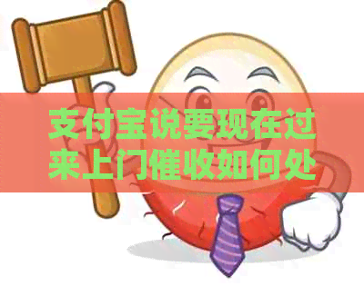 支付宝说要现在过来上门如何处理