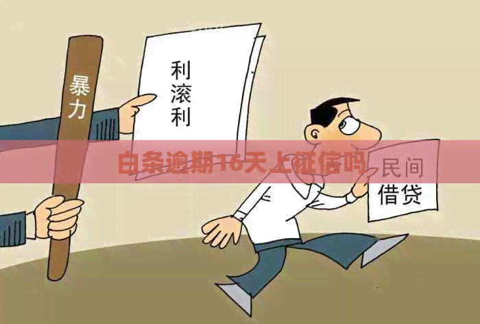 白条逾期16天上吗