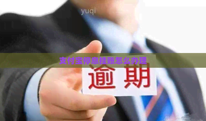 支付宝停息挂账怎么办理