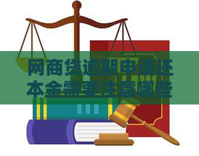 网贷逾期申请还本金需要注意哪些事项