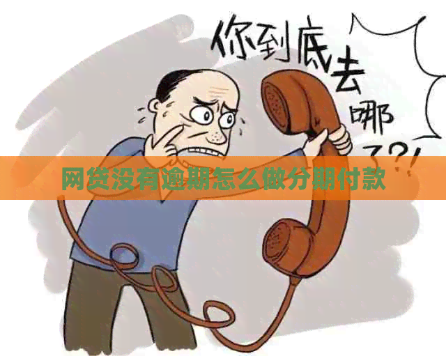 网贷没有逾期怎么做分期付款