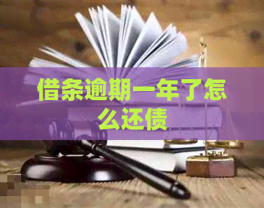 借条逾期一年了怎么还债