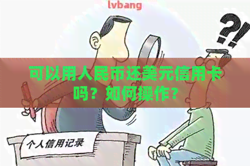 可以用人民币还美元信用卡吗？如何操作？