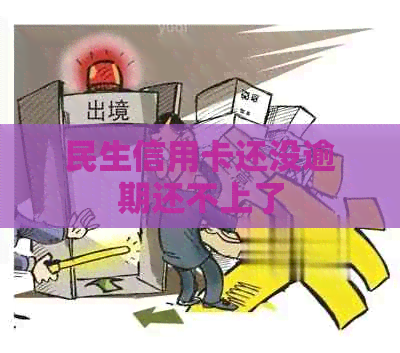 民生信用卡还没逾期还不上了