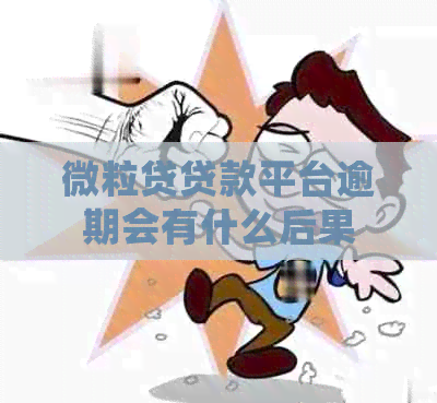 微粒贷贷款平台逾期会有什么后果