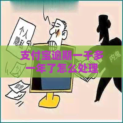 支付宝逾期一千多一年了怎么处理