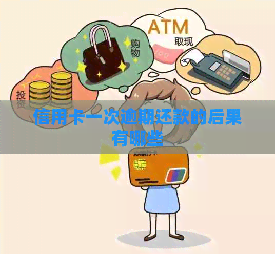 信用卡一次逾期还款的后果有哪些