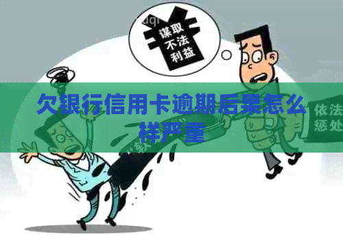 欠银行信用卡逾期后果怎么样严重