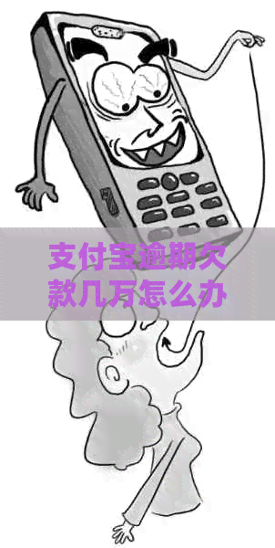 支付宝逾期欠款几万怎么办