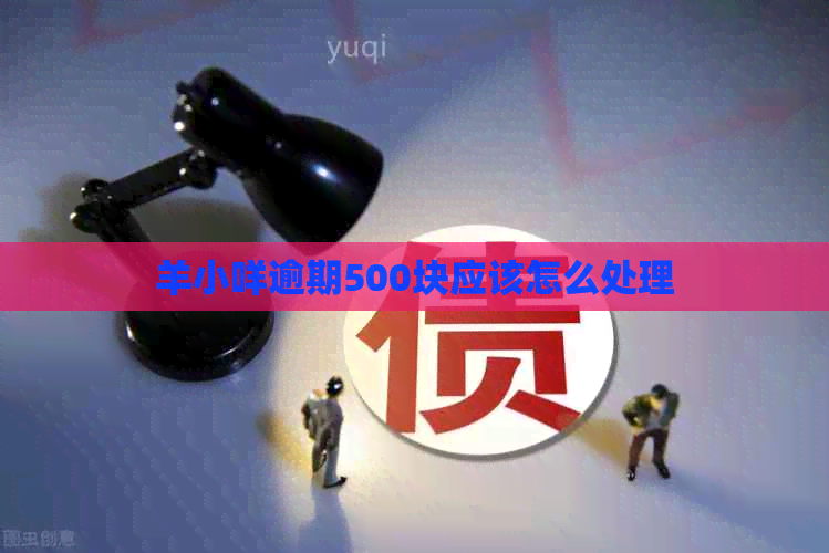 羊小咩逾期500块应该怎么处理