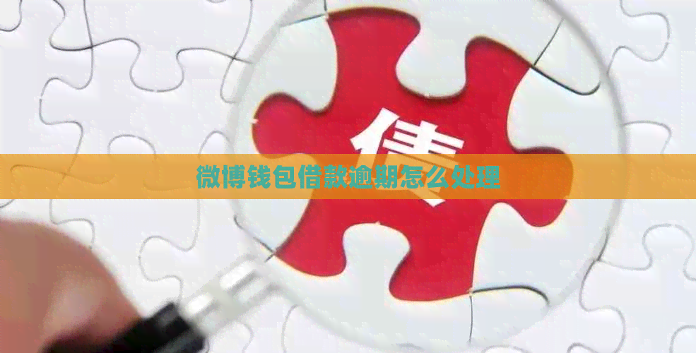 微博钱包借款逾期怎么处理