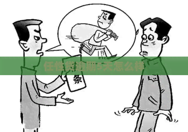任性贷逾期5天怎么样
