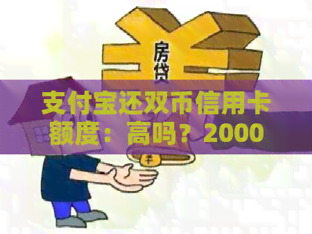 支付宝还双币信用卡额度：高吗？2000元还款意味着什么？
