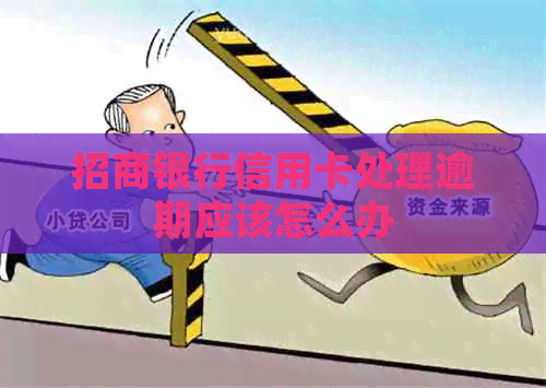 招商银行信用卡处理逾期应该怎么办