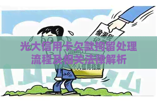 光大信用卡欠款拘留处理流程及相关法律解析