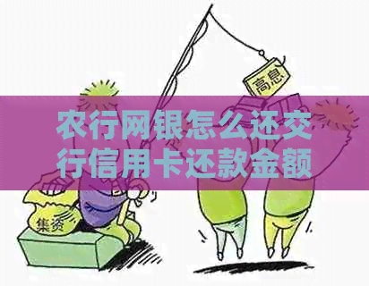 农行网银怎么还交行信用卡还款金额以及实时到账吗？