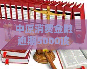 中原消费金融逾期5000该如何处理
