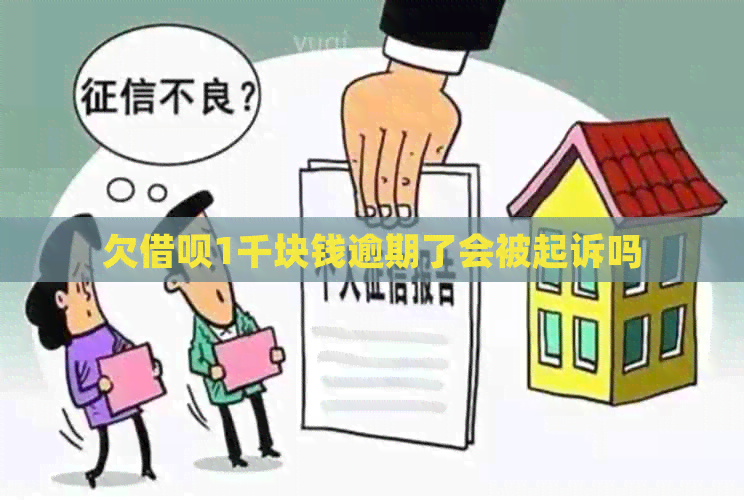 欠网贷1千块钱逾期了会被起诉吗