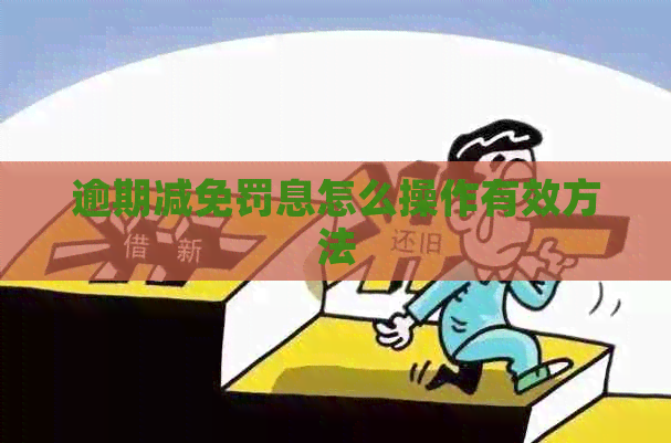 逾期减免罚息怎么操作有效方法