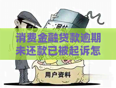 消费金融贷款逾期未还款已被起诉怎么办