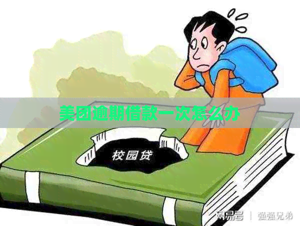 美团逾期借款一次怎么办 美团逾期借款一次怎么办