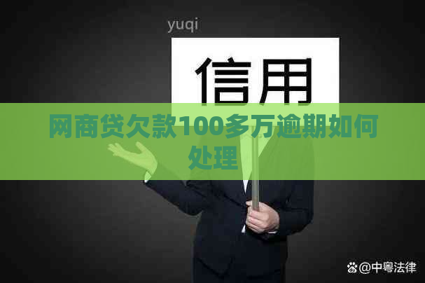 网贷欠款100多万逾期如何处理