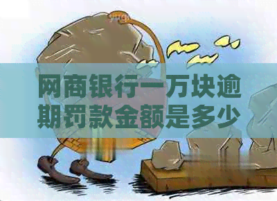 银行信用卡一万块逾期罚款金额是多少